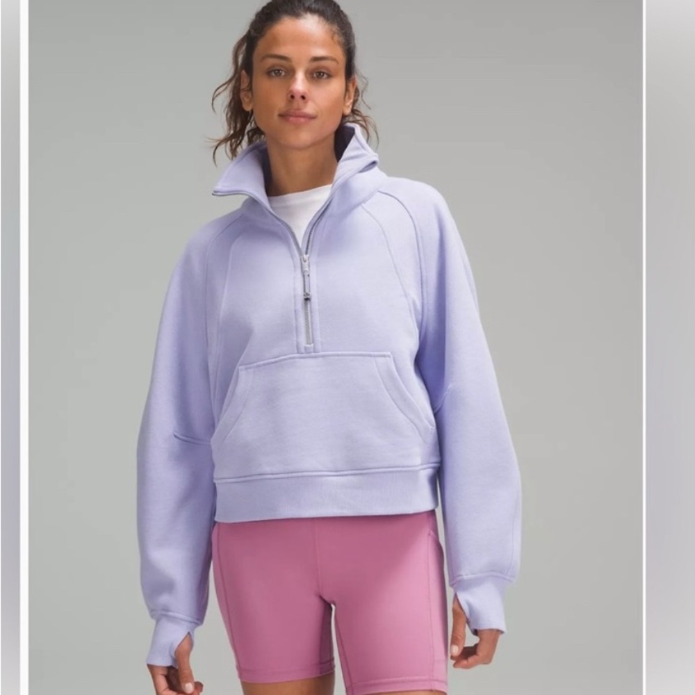 Lululemon lilac color scuba
